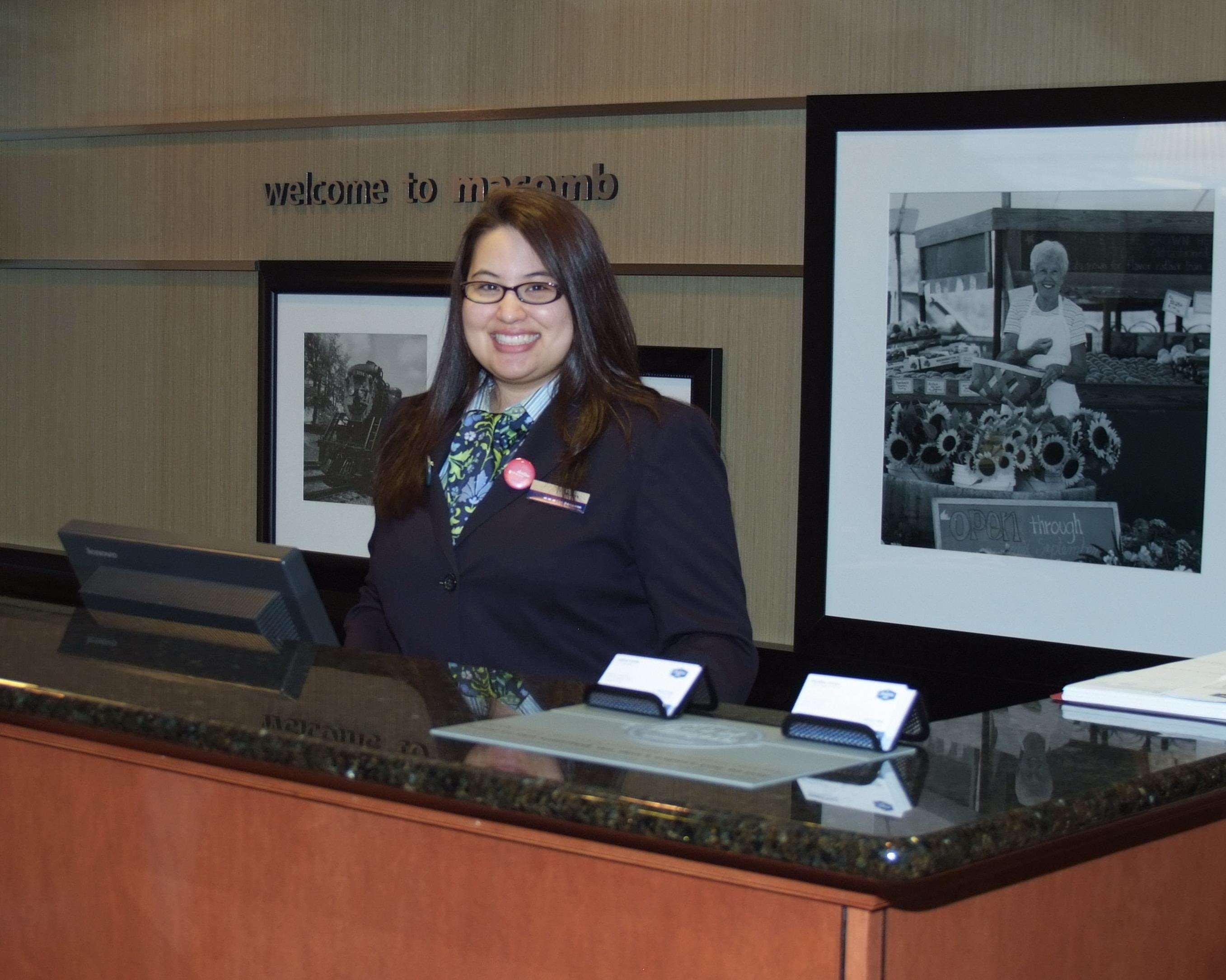 Hampton Inn Macomb Dalaman gambar